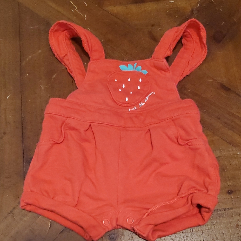 Carter's Red Strawberry Romper